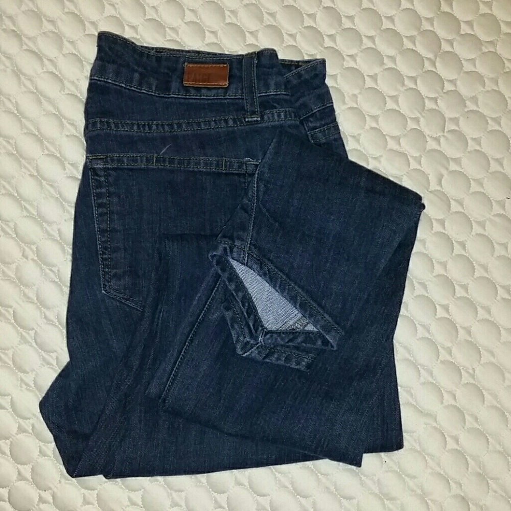 Paige skinny jeans.